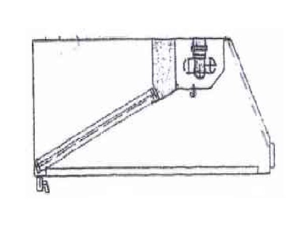 Wandhaube angeschrägt