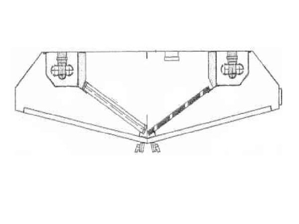 Deckenmittelhaube abgeschrägt