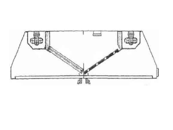 Deckenmittelhaube - Trapezform