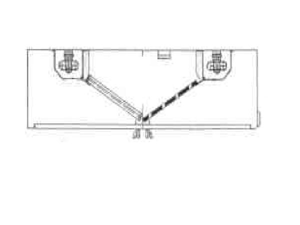 Deckenmittelhaube - Kastenform