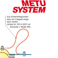 METU Fangseil für Revisionsdeckel