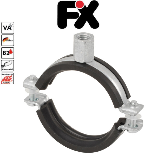Fixotec Schraubrohrschelle Regular V4A