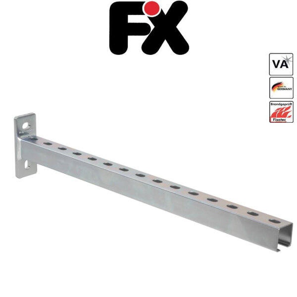 Fixotec Edelstahl Schienenkonsole