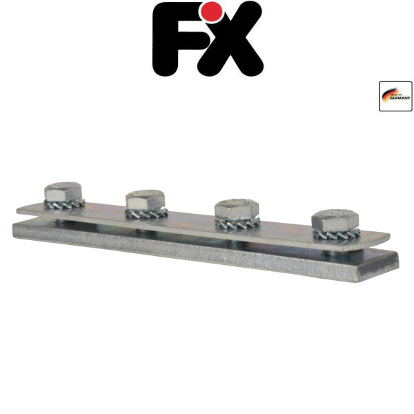 Fixotec Edelstahl Schienenverbinder