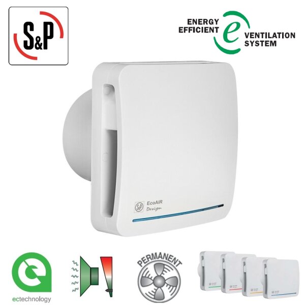 S&P EC-Kleinraumventilator ECOAIR DLC