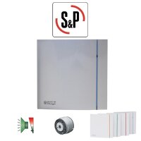 S&P Kleinraum-Ventilator SILENT-100 Silver DESIGN CHZ