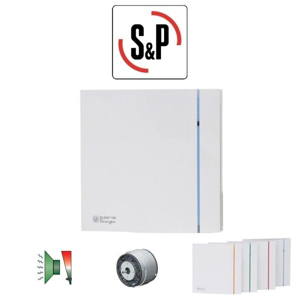 S&P Kleinraum-Ventilator SILENT-300 PLUS DESIGN CRZ