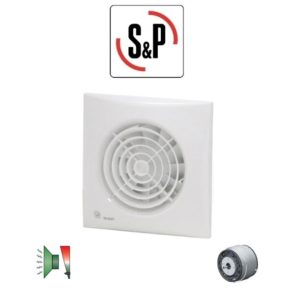 S&P Kleinraum-Ventilator SILENT-200 CHZ