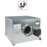 S&P Schallgedämmte Lüftungsbox CAB-160 B