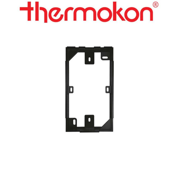 thermokon Aufputzrahmen JOY, tiefschwarz mit Montageset