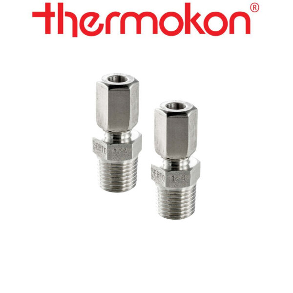 thermokon Verschraubungsset Ø=8 mm Edelstahl (VPE 2 St.)