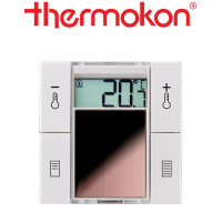 thermokon SR06 LCD 2T+Blind reinweiß glänzend...