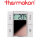 thermokon SR06 LCD rH 2T+Light reinweiß glänzend ohne Rahmen