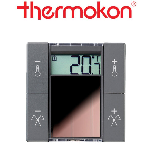 thermokon SR06 LCD rH 4T BTyp1 anthrazit ohne Rahmen