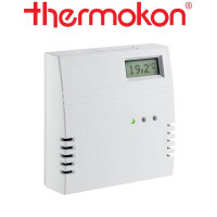 thermokon Raumfühler mit Funk Temperatur + Feuchte +...