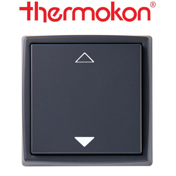 thermokon Schalter Mini 2-Kanal Jalousie anthrazit