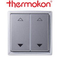 thermokon Schalter Mini 4-Kanal Jalousie aluminium lackiert