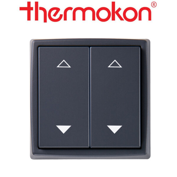 thermokon Schalter Mini 4-Kanal Jalousie anthrazit