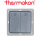 thermokon Schalter 4-Kanal Licht 55x55 Jung aluminium ohne Rahmen