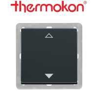 thermokon Schalter 2-Kanal Jalousie BJ63x63 anthrazit...