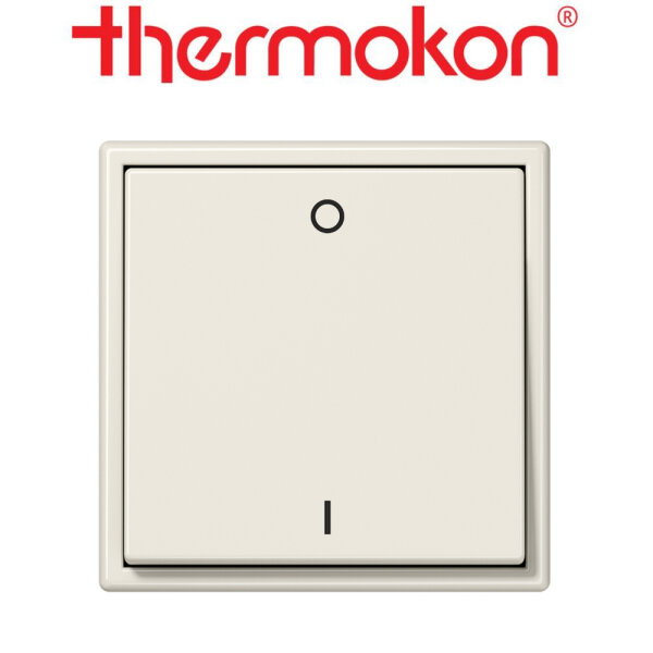 thermokon Schalter 2-Kanal Licht Jung LS 990 weiß
