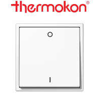 thermokon Schalter 2-Kanal Licht Jung LS 990 alpinweiß
