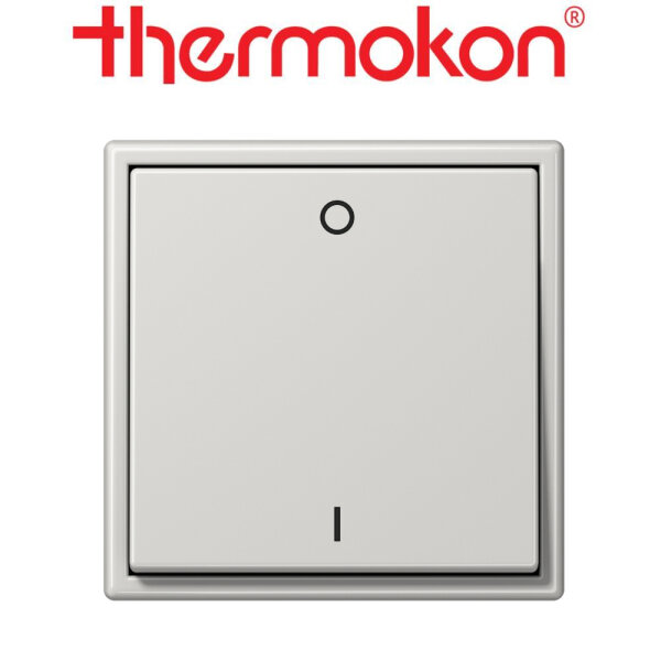 thermokon Schalter 2-Kanal Licht Jung LS 990 lichtgrau