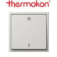 thermokon Schalter 2-Kanal Licht Jung LS 990 lichtgrau