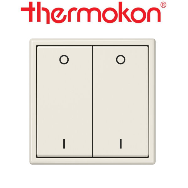 thermokon Schalter 4-Kanal Licht Jung LS 990 weiß