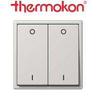 thermokon Schalter 4-Kanal Licht Jung LS 990 lichtgrau