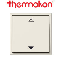 thermokon Schalter 2-Kanal Jalousie Jung LS 990 weiß