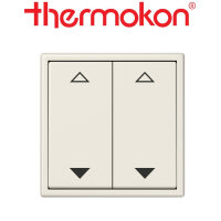 thermokon Schalter 4-Kanal Jalousie Jung LS 990 weiß