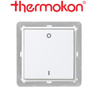thermokon Schalter 2-Kanal BLE Licht 55x55 reinweiß...