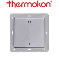 thermokon Schalter 2-Kanal BLE Licht 55x55 Jung aluminium...