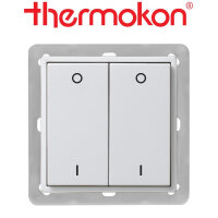thermokon Schalter 4-Kanal BLE Licht 55x55 reinweiß...