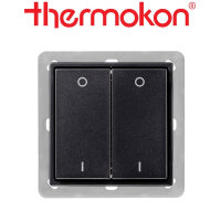 thermokon Schalter 4-Kanal BLE Licht 55x55 anthrazit ohne...