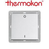 thermokon Schalter 2-Kanal BLE Licht BJ63x63 alusilber...