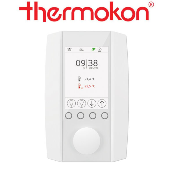 thermokon NOVOS 7 weiß Temp RS485 Modbus
