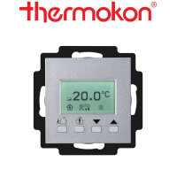thermokon WRF06 LCD DI4 RS485 Modbus BTyp1 aluminium ohne...