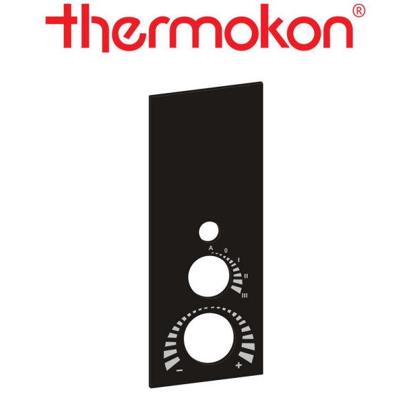 thermokon Designblende NOVOS 5 schwarz