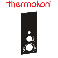 thermokon Designblende NOVOS 5 schwarz