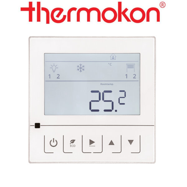 thermokon LCR Touch weiß Temp_rH RS485 Modbus