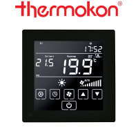 thermokon LCF02 Touch 2AO3DO RS485 Modbus 24 V schwarz