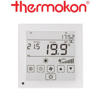 thermokon LCF02 Touch 2AO3DO RS485 Modbus 24 V weiß