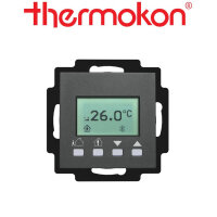 thermokon WRF06 LCD AO2V LON BTyp1 anthrazit ohne Rahmen