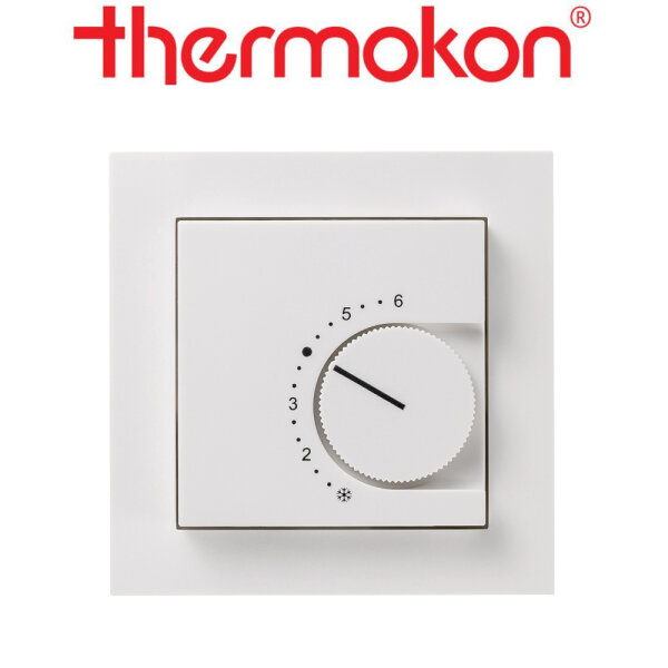 thermokon WRF07 P AO2V RS485 Modbus BTyp1 Gira E2 reinweiß seidenmatt