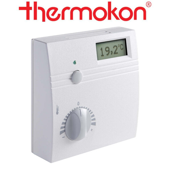 thermokon WRF04 LCD PTD OVT RS485 Modbus, LED grün, IO
