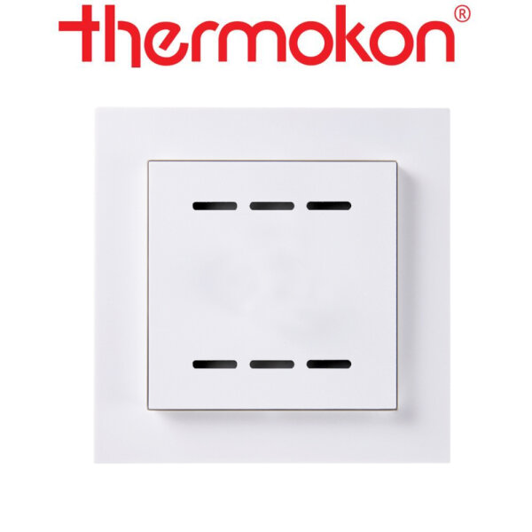 thermokon WRF06 ohne Sensor Gira E2 reinweiß seidenmatt