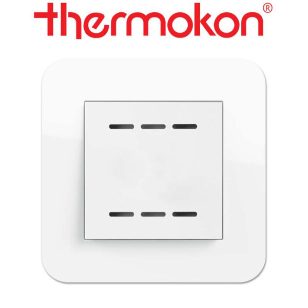 thermokon WRF06 TRV3 Gira E3 reinweiß seidenmatt