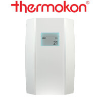thermokon NOVOS 5 VOC weiß Temp LCD AA